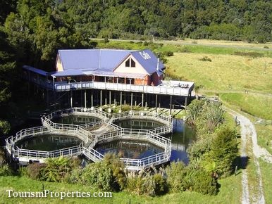 Salmon farm, cafe, souvenir shop plus for sale!